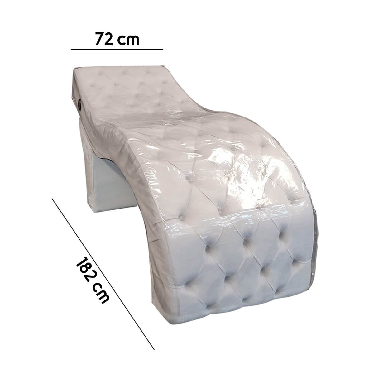 Capa para Maca Estética Estofada Capitonê Impermeável 70cm Sofa Store - 6