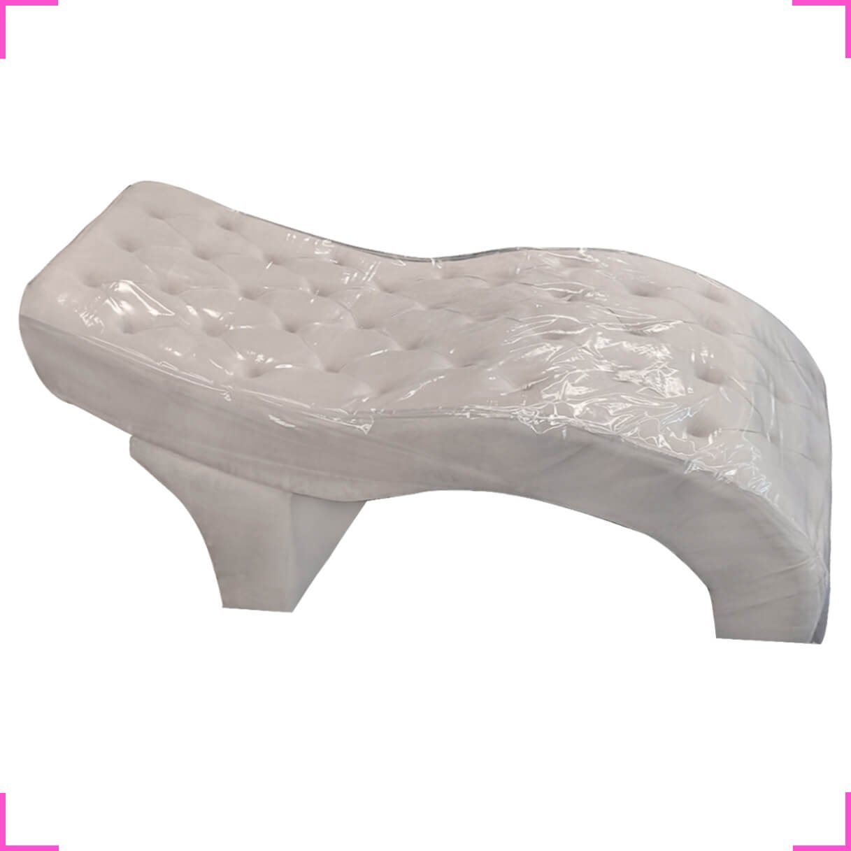 Capa para Maca Estética Estofada Capitonê Impermeável 70cm Sofa Store - 3