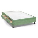 Ver imagem 1 de Cama Base c/Aux 2 Gavetas Casal Castor Poli Green 138x188x27