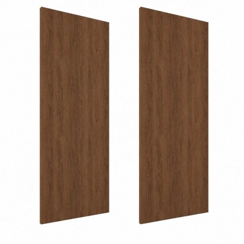 Porta Interna Lisa de Abrir com 2 Folhas 210cm x 90cm MDF Imbuia Ravilar