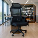 Ver imagem 4 de Cadeira de Escritório Presidente Ergonômica Oficial Corporativa Lux Apoio Nuca