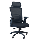 Ver imagem 2 de Cadeira de Escritório Presidente Ergonômica Oficial Corporativa Lux Apoio Nuca