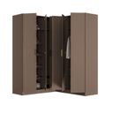 Ver imagem 6 de Guarda-Roupa Planejado de Canto Linear 4 Peças 6 Portas Orion CabeCasa MadeiraOriginals Marrom/Mocha