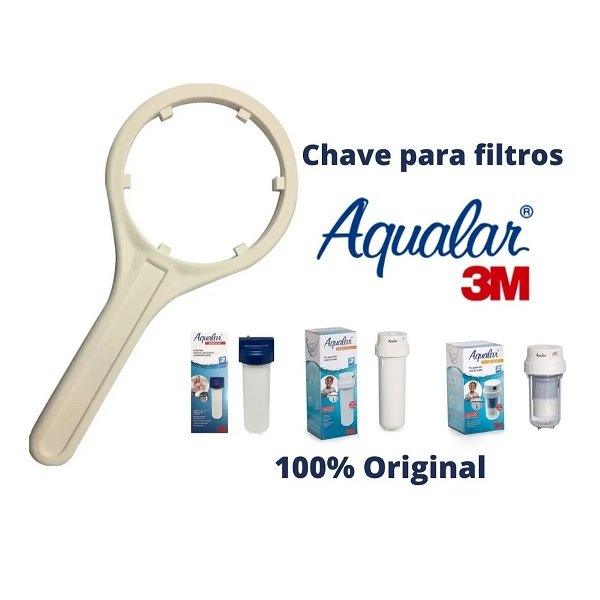Chave para Filtro Aqualar Ap200 Ap230 Aquatotal 3m Ha701003790 - 2