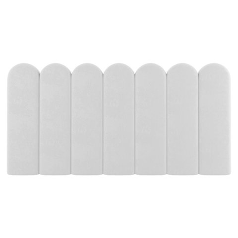 Painel Cabeceira Cama Box Casal King Size Lana 195cm Sintético Branco - Abmaza
