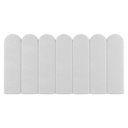 Ver imagem 1 de Painel Cabeceira Cama Box Casal King Size Lana 195cm Sintético Branco - Abmaza