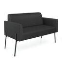 Ver imagem 3 de Sofá Namoradeira e 2 Poltronas Pé de Ferro Preto Marisa Corino D03 - D'Rossi Cor Preto