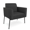 Ver imagem 2 de Sofá Namoradeira e 2 Poltronas Pé de Ferro Preto Marisa Corino D03 - D'Rossi Cor Preto