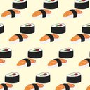 Ver imagem 1 de Papel De Parede Cozinha Oriental Sushi Restaurante Japonês