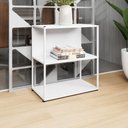 Ver imagem 1 de Estante Baixa Escritório 63cm X 36cm 3 Prateleiras F5 Office Cor:branco