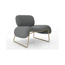 Ver imagem 2 de Kit 02 Poltronas Decorativas Calm Super Bouclé - Zahav:cinza-escuro