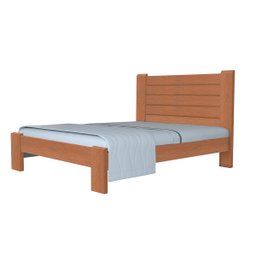 Cama King Size Milano de Madeira Maciça Cedro Tauari Mel - 5