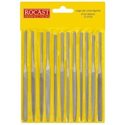 Jogo de Limas Agulha - Med. 140(mm) - 12 Pçs - Ref. 39,0070 - 1