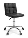 Ver imagem 2 de Kit 2 Cadeiras Office Gomos Almofadada Giratória com Rodinhas e Regulagem de Altura – Preta