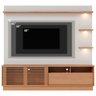 Estante para Tv até 70 Polegadas Campeche 1 Porta 1 Gaveta Freijó/off White Matte - Colibri - 3