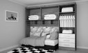 Ver imagem 2 de Guarda Roupa Modulado Solteiro 6 Portas e 3 Gavetas Bélgica/america Branco - Mopar Belgica/america -