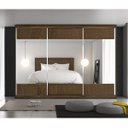 Ver imagem 1 de Guarda-Roupa Casal Espelhado 3 Portas de Correr Milano