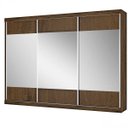 Ver imagem 2 de Guarda-Roupa Casal Espelhado 3 Portas de Correr Milano
