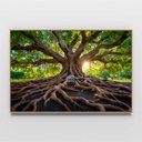 Ver imagem 3 de Quadro Decorativo Árvore Raízes Sala Quarto Casa Escritório