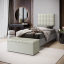 Ver imagem 1 de Kit Painel Rana 100 e Calçadeira Alpha Veludo Aradecor