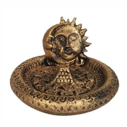 Incensário Vareta Sol e Lua porta incenso. - 1