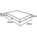 Ver imagem 3 de Base Box Casal Linhão Preto