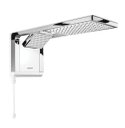 Ver imagem 1 de Chuveiro Acqua Duo Ultra 220V Branco com Cromado 7800W Lorenzetti