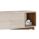 Ver imagem 5 de Rack para TV Horizon 180cm Off White com Natural - Móveisaqui