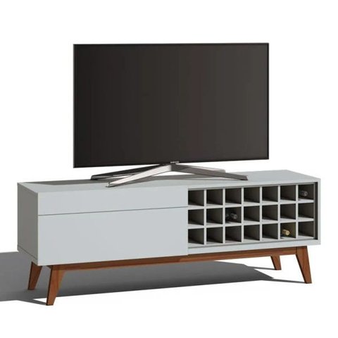 Rack Classic Ad 1.4 Branco Acetinado - Imcal Móveis