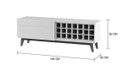 Ver imagem 5 de Rack Classic Ad 1.4 Branco Acetinado - Imcal Móveis