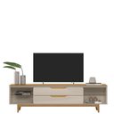 Ver imagem 1 de Rack para Tv até 75 Polegadas Los Angeles Linea Brasil Tauari/off White Brilho