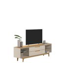 Ver imagem 4 de Rack para Tv até 75 Polegadas Los Angeles Linea Brasil Tauari/off White Brilho