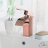 Torneira Banheiro Lavabo Cascata Rose Gold Misturador Monocomando - iCasa Shop - IC-3201RG - 5