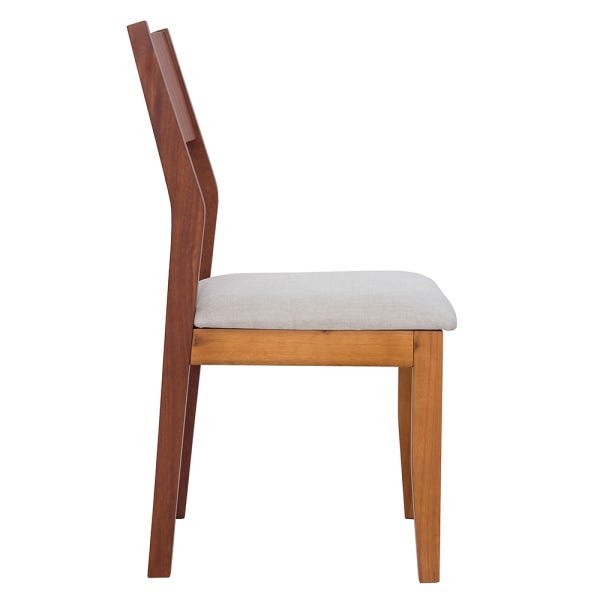 2 Cadeiras 100% de Madeira Maciça Design Ferrugine  - 3