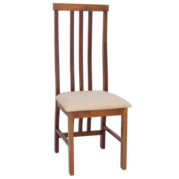 Cadeira em Madeira Maciça Assento Estofado Ferrugine Design 100% Madeira - 2