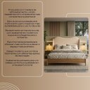 Ver imagem 6 de Cabeceira para Cama Box Estofada Persa Queen Size 160cm em Boucle Bege com Sapatas Plásticas