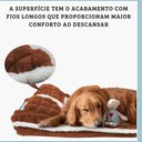 Ver imagem 6 de Cama Pet Ortopedica Grande Espuma Casca Ovo Lavavel 105x69