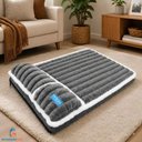 Ver imagem 2 de Cama Pet Ortopedica Grande Espuma Casca Ovo Lavavel 105x69