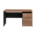 Ver imagem 6 de Escrivaninha Mesa Escritório 135cm 3 Gavetas Flex Multimóveis CR25313