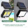 Refletor 200w Led Solar Parede Poste Sensor Presença Ip65 - 5