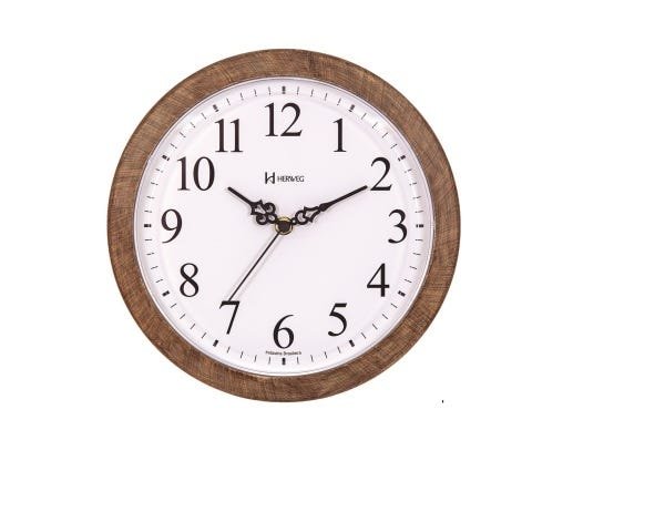 Relógio De Parede Clássico Redondo 25 Cm Herweg 660073-323 - 1