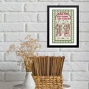 Ver imagem 1 de Quadro Decorativo Salve Cosme e Damião 33x24cm - com Vidro:moldura Preta