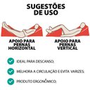 Ver imagem 2 de Travesseiro Espuma Viscoelástica Nasa Almofada Encosto Triangular com Capa FA Maringá