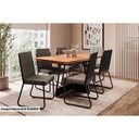 Ver imagem 6 de Cadeira Jantar Nina 1756 2 un Dourado/Bamboo Carraro