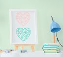 Ver imagem 5 de Quadrinho Infantil Quarto Bebê Menina Chuva de Amor Kit 4 Peças
