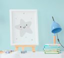 Ver imagem 4 de Quadro Decorativo Infantil Quarto Bebê Menino Chuva de Amor Kit 3 Peças