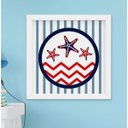 Ver imagem 3 de Quadro Infantil Quarto Bebê Menino Marinheiro Kit 3 Peças