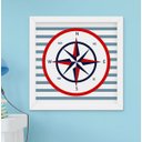 Ver imagem 4 de Quadro Infantil Quarto Bebê Menino Marinheiro Kit 3 Peças