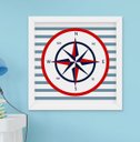 Ver imagem 4 de Quadro Infantil Quarto Bebê Menino Marinheiro Kit 3 Peças