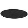 Tampo de Madeira Redondo para Mesa de Jantar 1,00M com Borda Preta - Dual Black - 1
